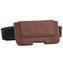Kabura na pasek skórzana Belt Case - Orzechowy