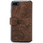 Pokrowiec na telefon Slim cover - Ornament Brązowy - TPU Transparentne